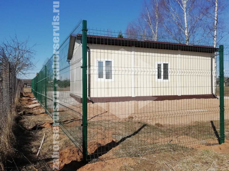 3D заборы для частного дома 25 метров 5мм